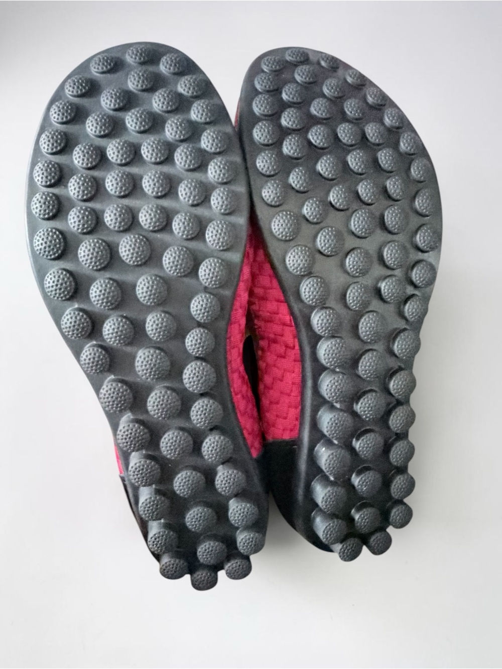 Bernie Mev Red EU39 Bella Me Woven Memory Foam Ballet Flats Black Suede Heel - Picture 10 of 11